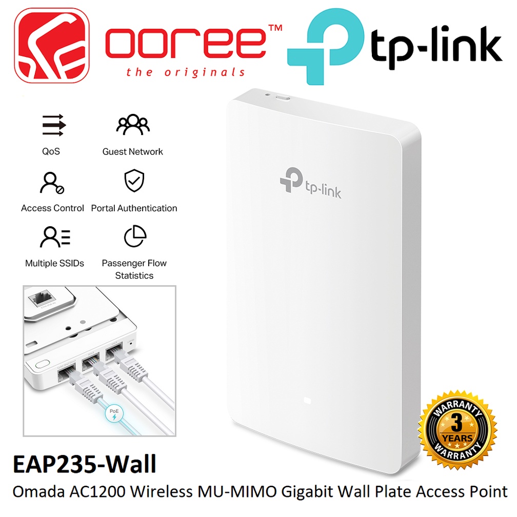 TP-LINK EAP115-WALL / EAP230-WALL / EAP235-WALL / EAP615-WALL / EAP655 ...