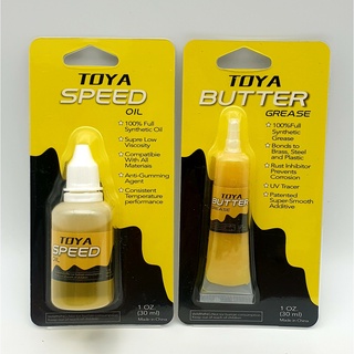TOYA SPEED OIL AND BUTTER GREASE # FISHING REEL OIL AND GREASE
