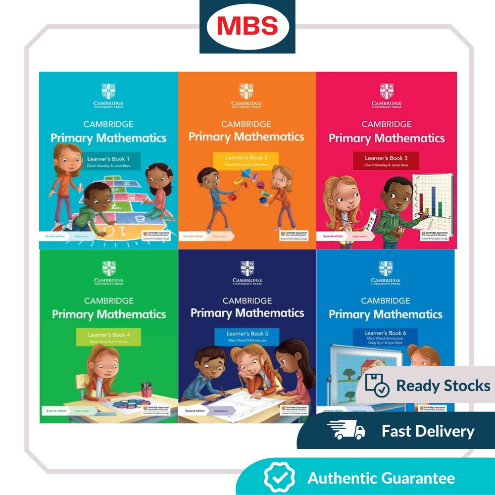 Cambridge Primary Mathematics Learner's Book & Workbook With Digital ...