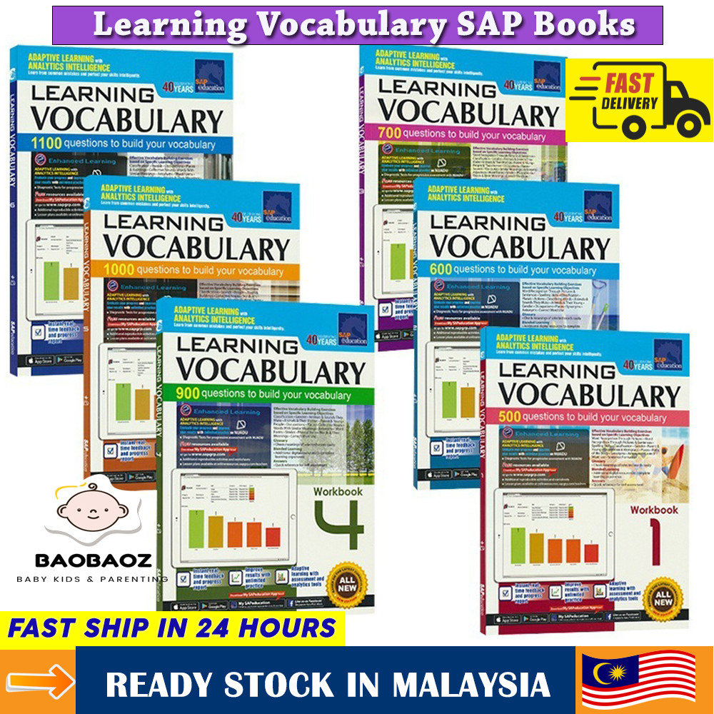 Learning Vocabulary SAP Education Books ( 6 Books) | Shopee Malaysia