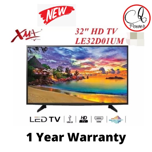 XMA / AIWA Digital HD TV 32 Inch LED TV with Built in ( DVB-T2 )MYTV ...