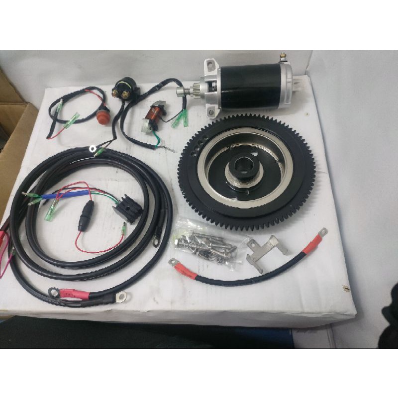 (READY STOCK) YAMAHA 40 HP (XBULAT) ELECTRIC MOTOR STARTER KIT P/N