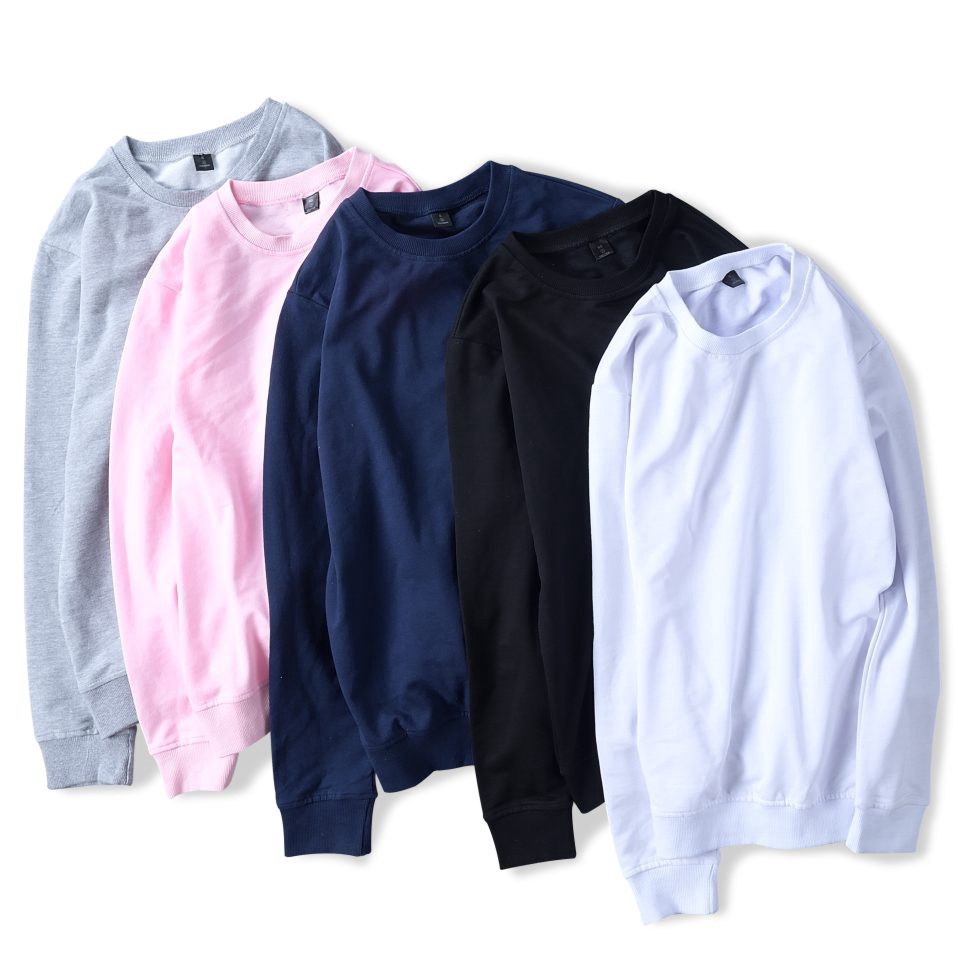 Plain top cotton sweatshirts