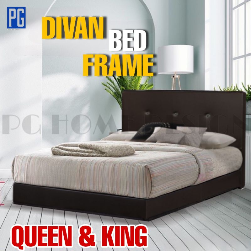 PG HOMESINGLE, QUEEN, KING DIVAN BED FRAME/ KATIL BUJANG, QUEEN, KING