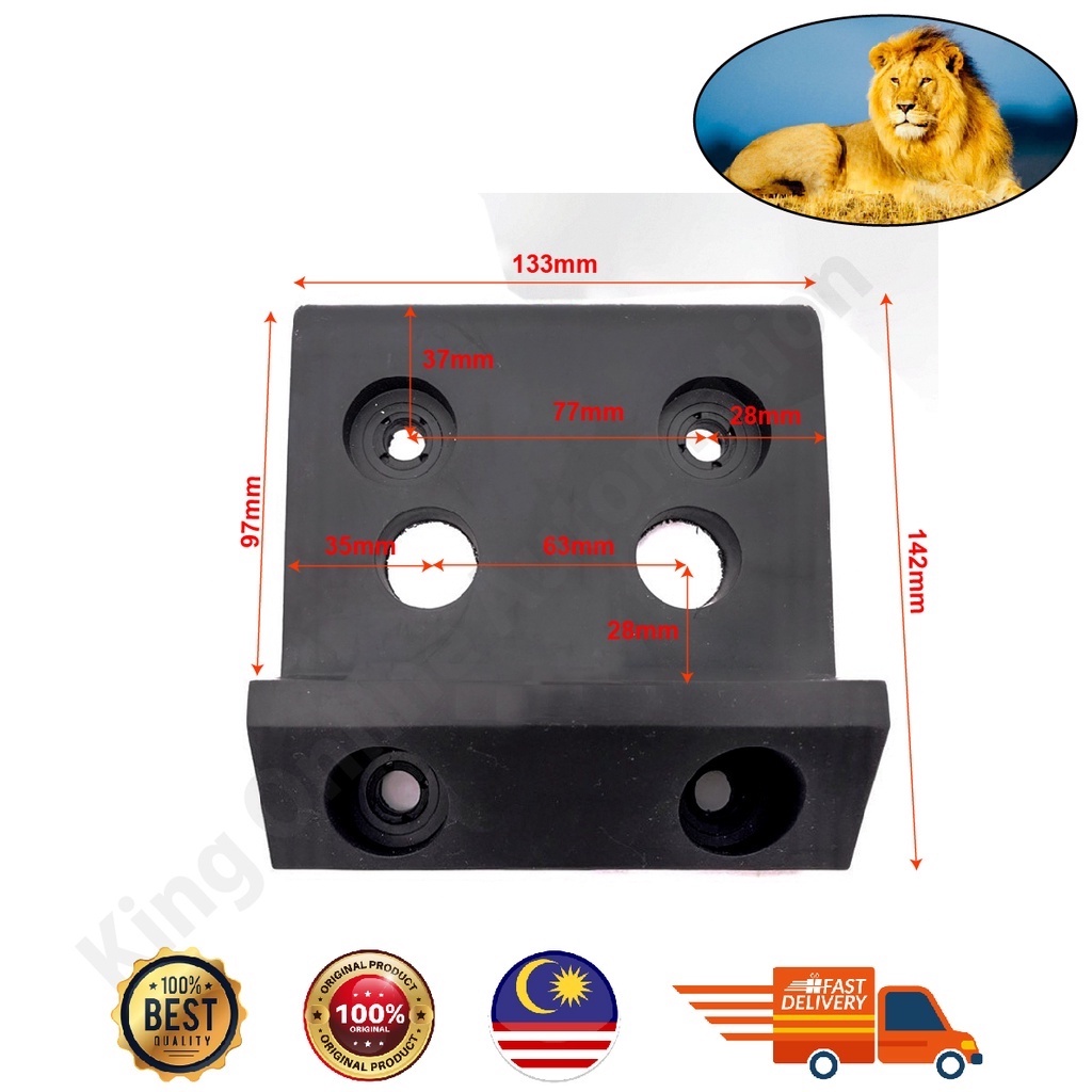 AUTO GATE STEEL BASE RUBBER STOPPER🇲🇾🇲🇾Underground Swing Gate | Shopee ...