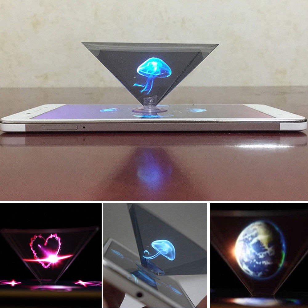 Make your phone a 3D hologram projector!