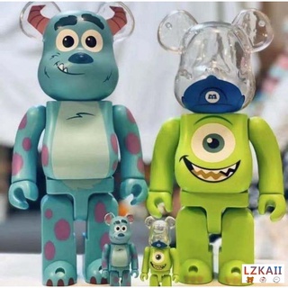 Bearbrick 400% × Monsters University 28cm Cute Cartoon Sullivan