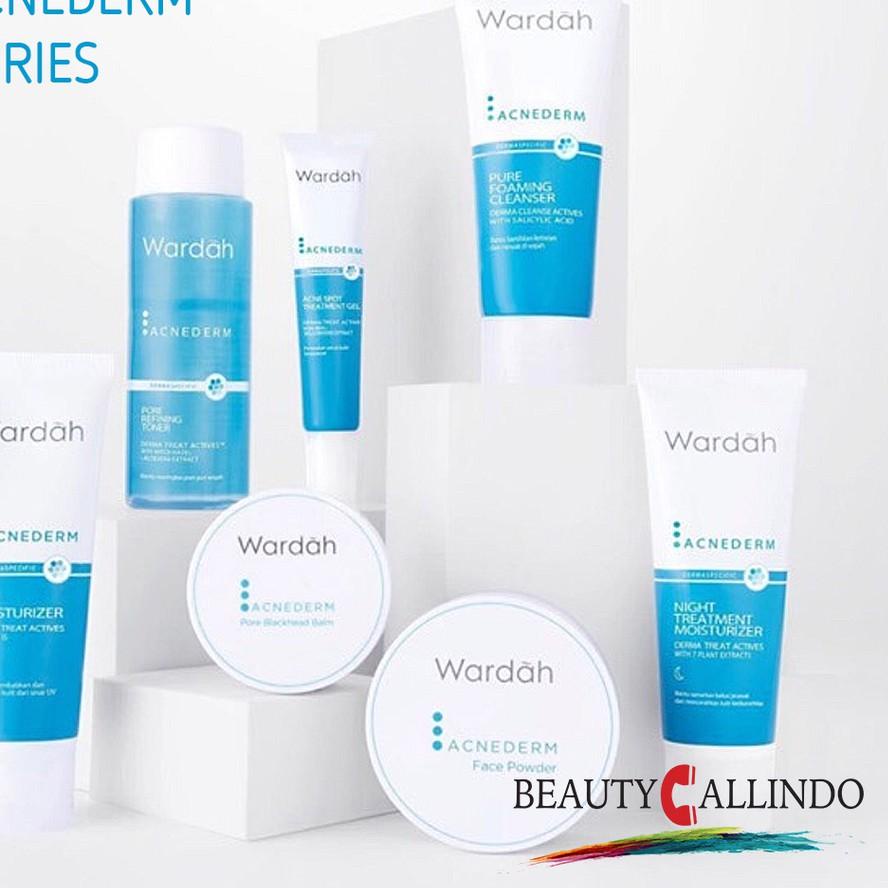 New!! Wardah Acnederm Series Complete Anti Acne Face Wash Toner