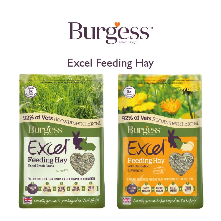 Burgess Excel Rabbit Feeding Hay (1kg) | Shopee Malaysia