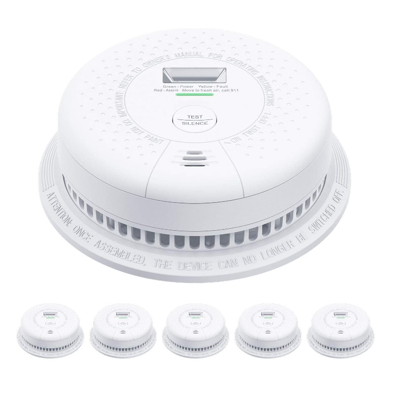 XSense SD01 Escape Light Smoke Alarm Detector, 10Year Lithium Battery