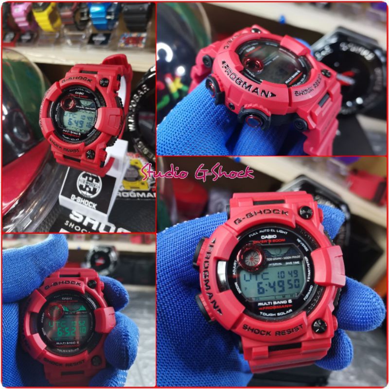 GWF 1000RD GWF1000 RD RED Frogman PREMIUM Copy 1 1 AUTOLIGHT Shopee Malaysia