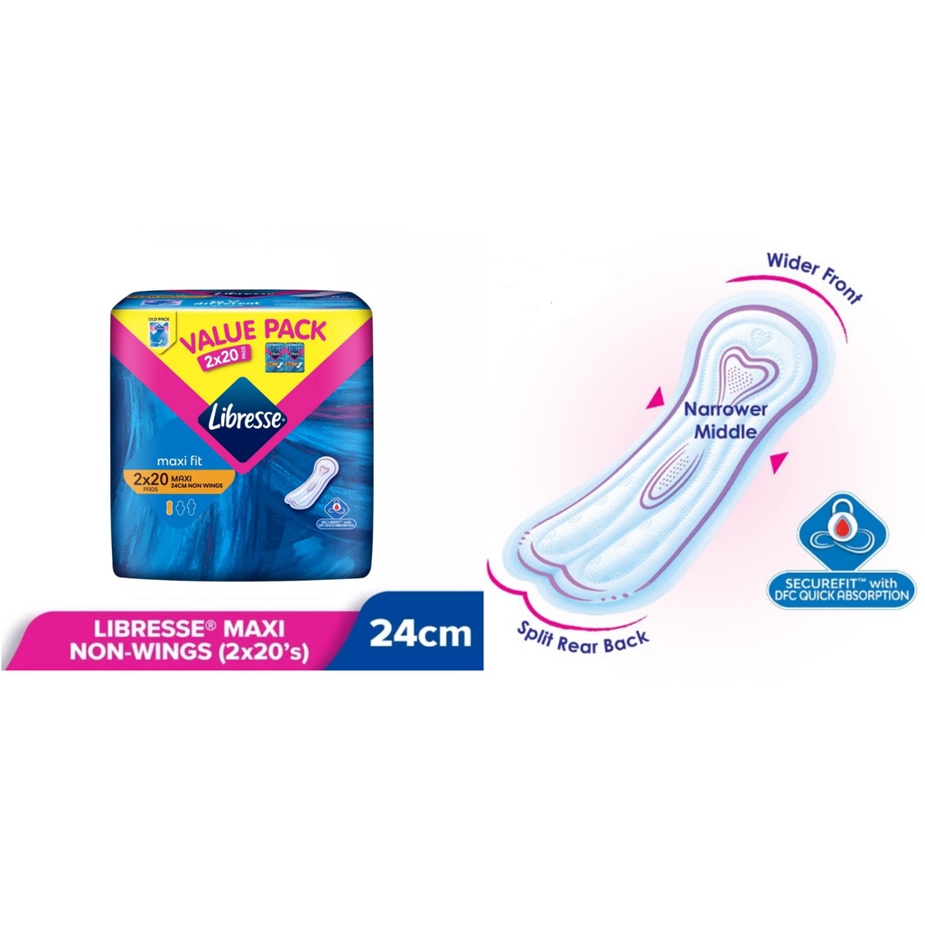 [PROMO] Libresse Feminine Sanitary Pads 24cm/32cm/41cm (Maxi / Long