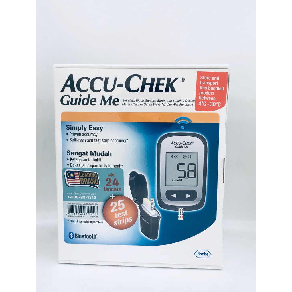 Accu-Chek Guide Me Meter Kit Pack Blood Glucose – DXZRON