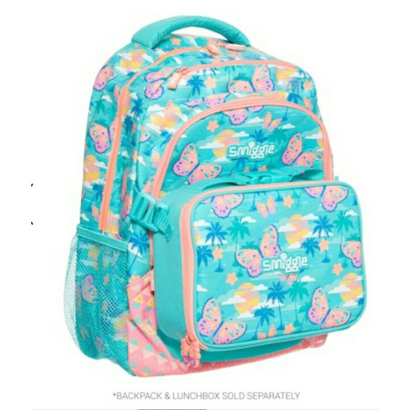 Smiggle backpack store and lunchbox