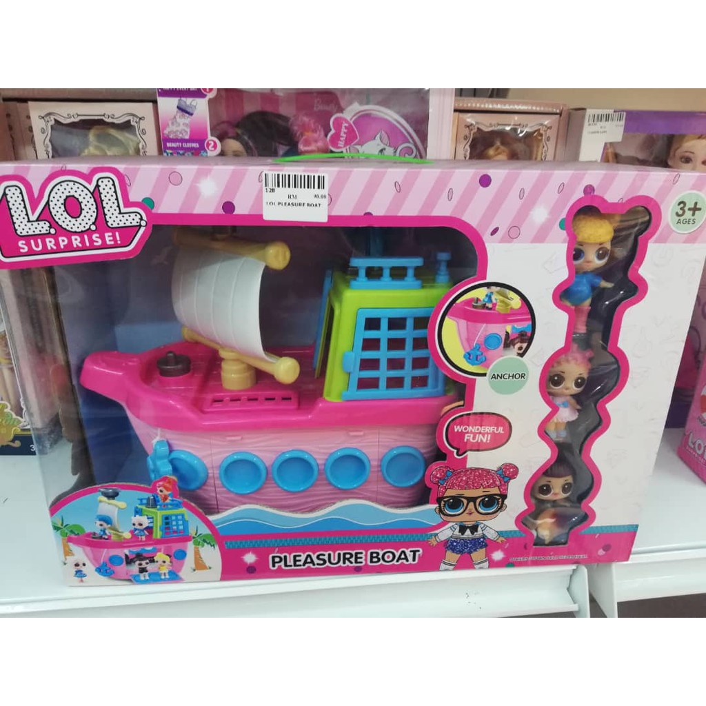 Lol store doll boat