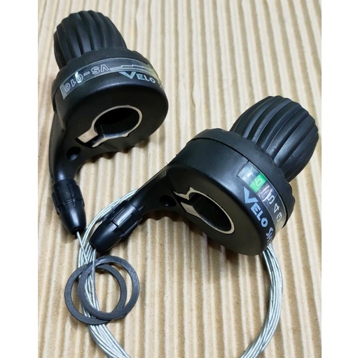 VELO SHIFTER INDEX 3X6SPEED LEFT & RIGHT GRIPSSHIFT STYLE | Shopee Malaysia