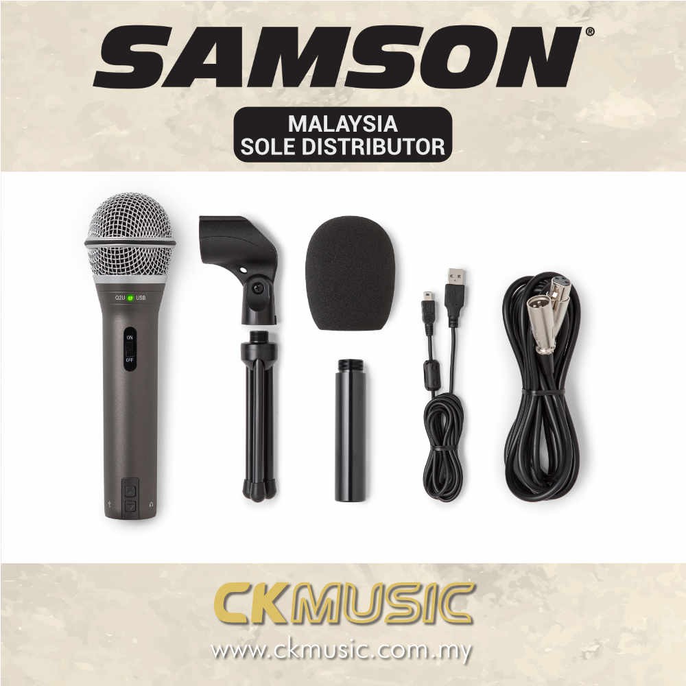 100% Original Q2U Handheld Dynamic USB Microphone with XLR and USB I/O High  Quality