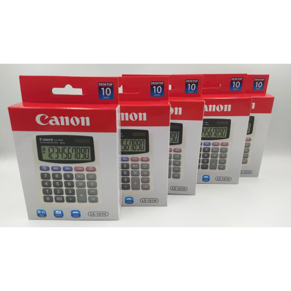 Canon LS-101H Desktop (10 Digits) Calculator/AS-120 II (12 Digit ...