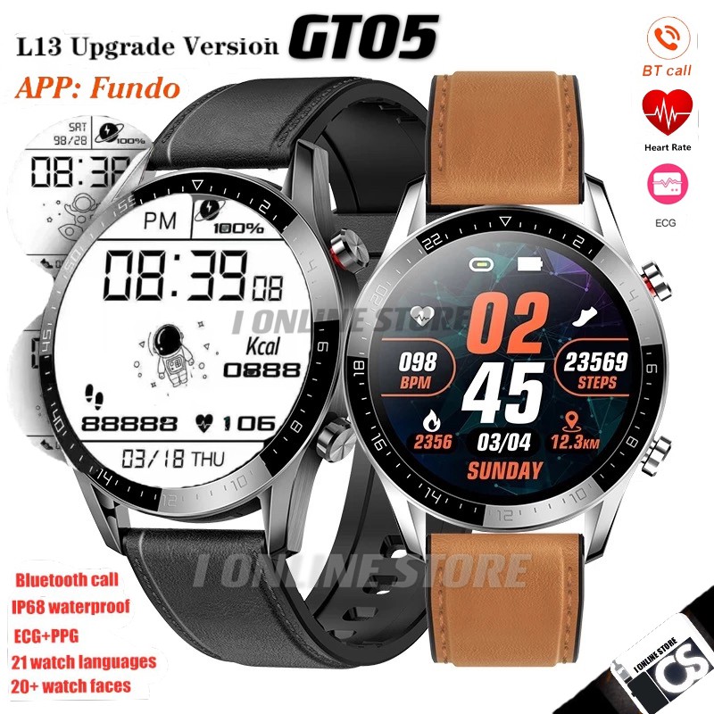 GT05 Smart Watch L13 upgraded SmartWatch Full Touch Round Smart Watch