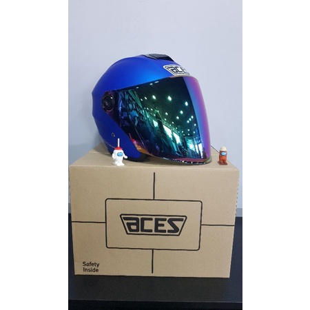 HELMET ACES R1 WITH VISOR | Shopee Malaysia