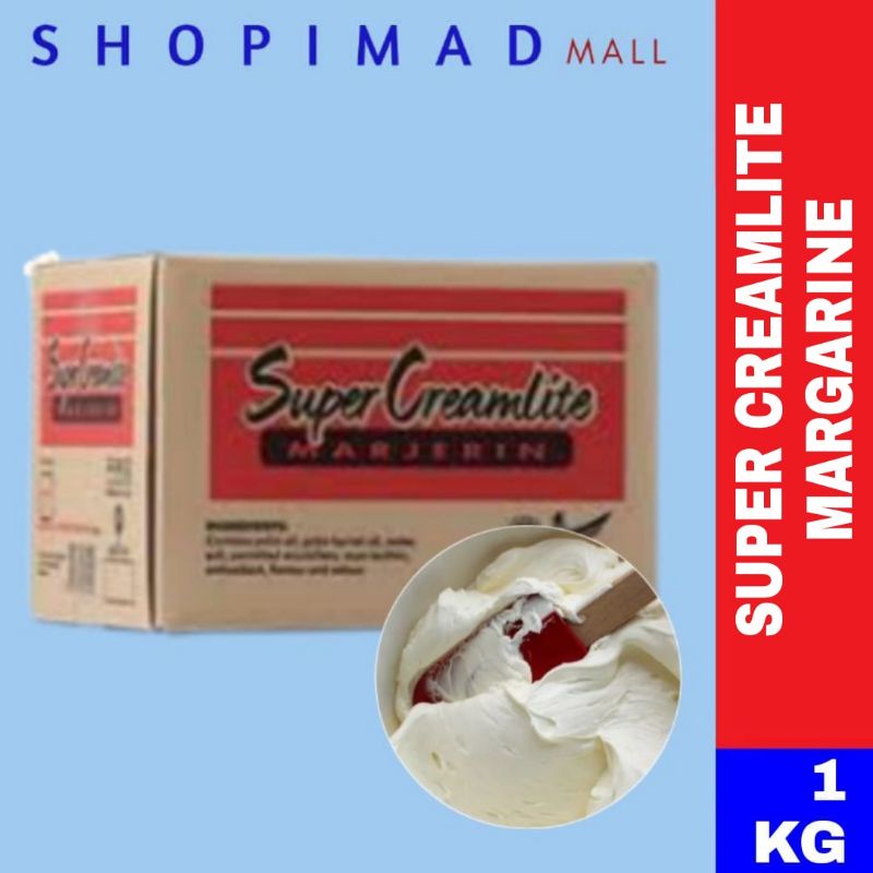 [1KG] SUPER CREAMLITE FOR BUTTERCREAM MARJERIN PUTIH NEW ADELA