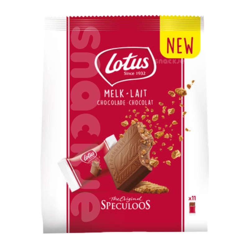 Lotus Chocolate Au Lait Speculoos Pasta Flowpack 165G ( 11pcs ...