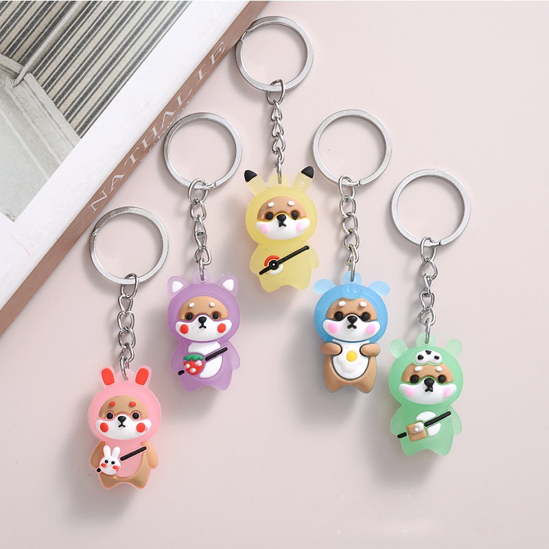 3D Cute Cartoon Key Pendant Toys Key Chain Mini Dolls Toy | Shopee Malaysia