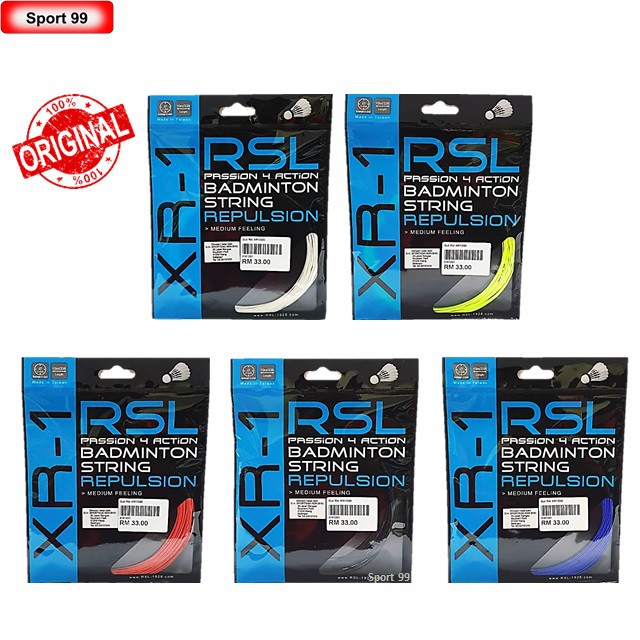 RSL【Original】XR - 1 Badminton String(1pcs) | Shopee Malaysia