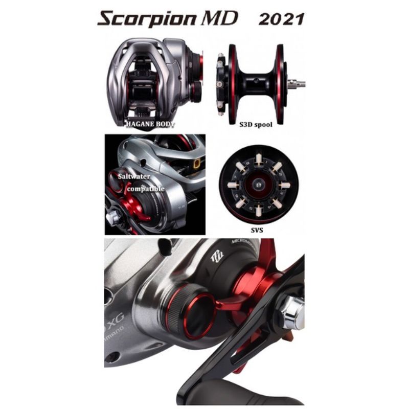 新品　SHIMANO Scorpion MD 301XG スコーピオン Shimano 25 Scorpion MD 301XG (Left handle)