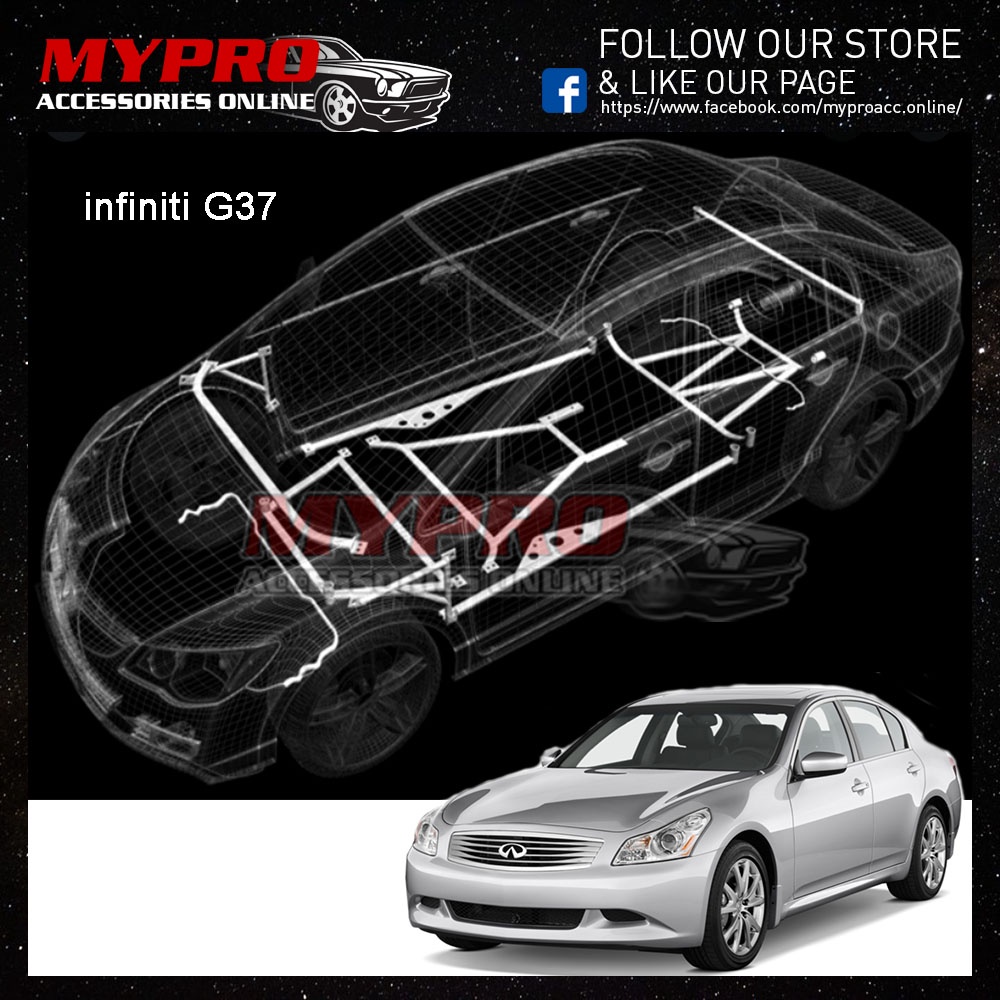 INFINITI G37 3.7 '09'13 (2WD) 100Original Ultra Racing Bar (FULL SET