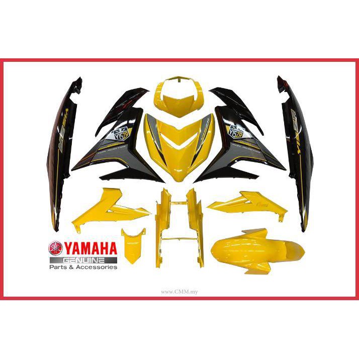 Yamaha Body Cover Set Y15ZR Ysuku V1 (Kuning Diraja) 100% Original HLY ...