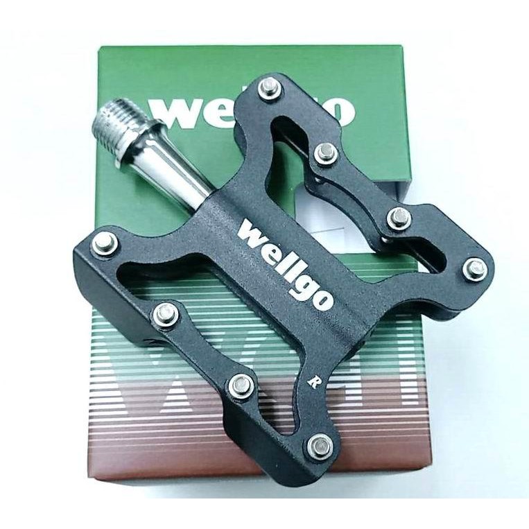 Speed Park WELLGO KC001 Lightweight Bearing Pedal Black 6061 Aluminum Alloy CNC Sealed Bearing C 081720 Shopee Malaysia