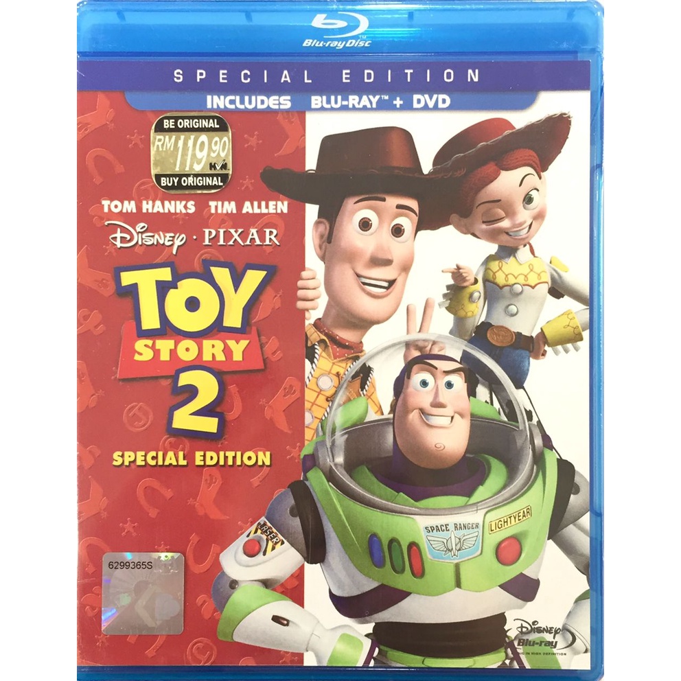 Blu-ray Movie Toy Story 2 (Import BD+DVD 50GB) (1999) | Shopee