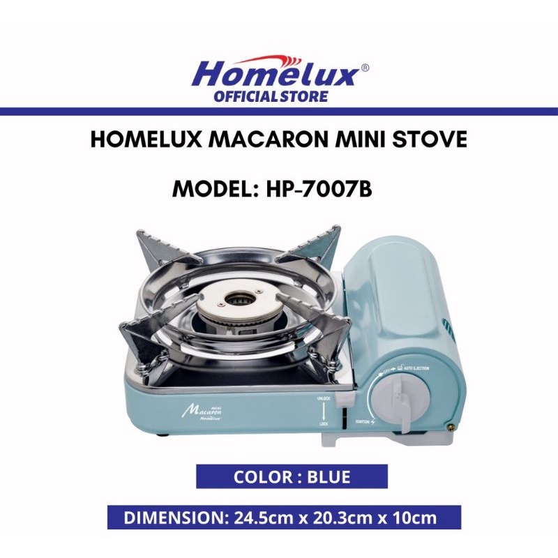 HOMELUX High Quality Macaron Portable Mini Gas Stove / Outdoor Camping Gas Stove Shopee Malaysia