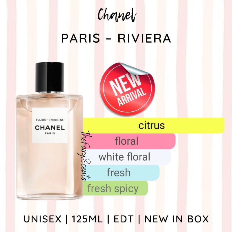 CHANEL PARIS RIVIERA Perfume 125ml (approx 50ml left) £35.00