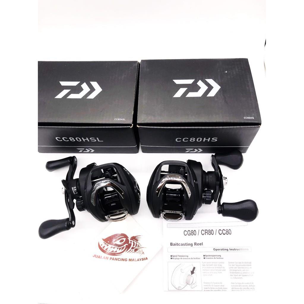 ♢DAIWA CC80 HSL CASTING REEL, LEFT AND RIGHT HAND, IMPORT SET