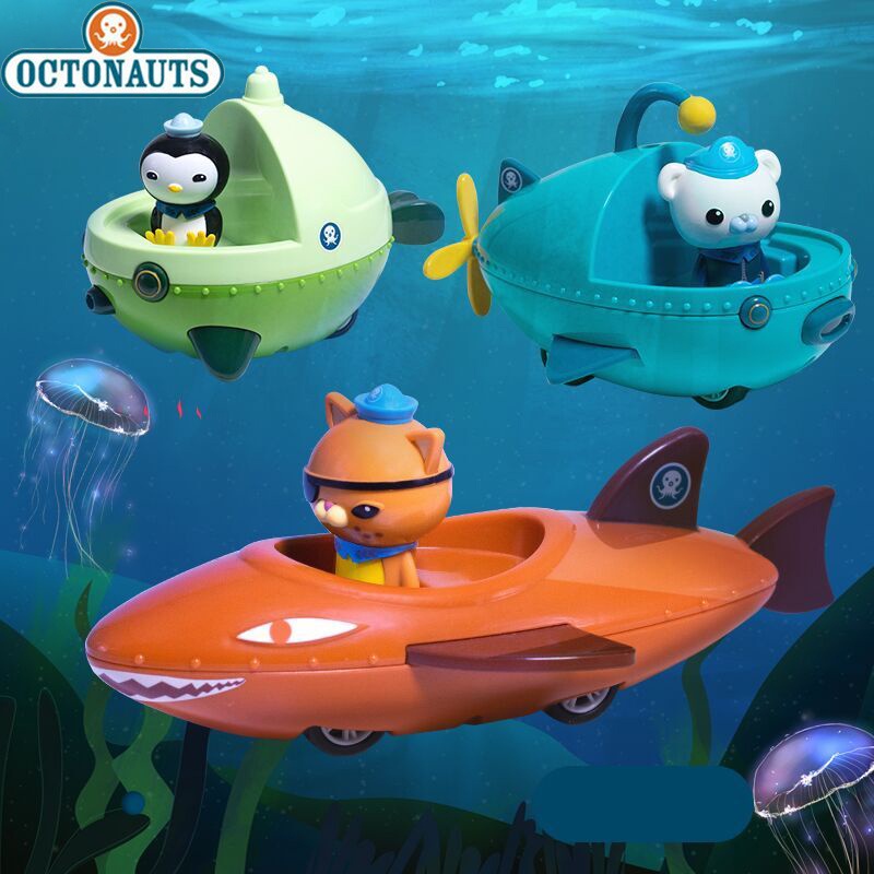 Octonauts Submarine Toy Lantern Fish Boat Figure Model Doll Children's ...