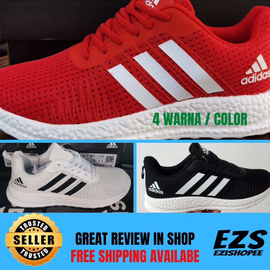 Adidas Sport Shoes For Running Jogging Gym Kasut Sukan Unisex