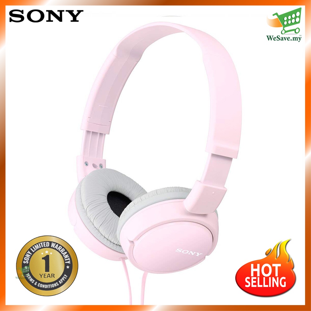 Sony Mdr Zx110 Sony Headset Pink Sony MDR-ZX110 Headphone Pink - Main Image