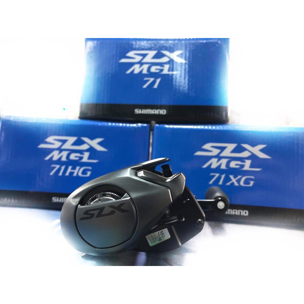 Shimano SLX MGL 71, 71HG and 71XG low profile baitcasting reel