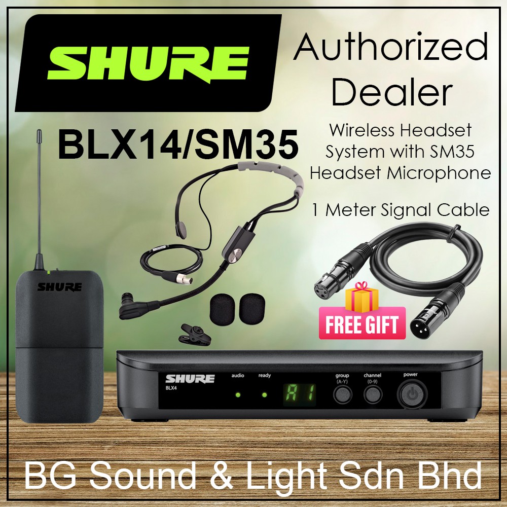 Shure discount blx4 headset