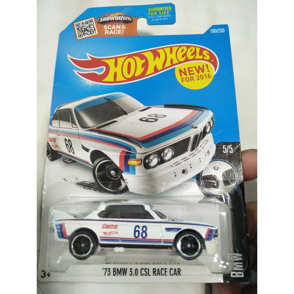 73 bmw 3.0 csl cheap race car hot wheels