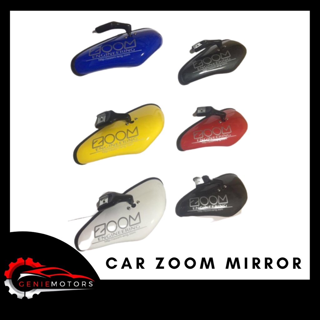 CAR ZOOM MIRROR BLUE CENTER Rear view Screen rearview PROTON PERDODUA ...