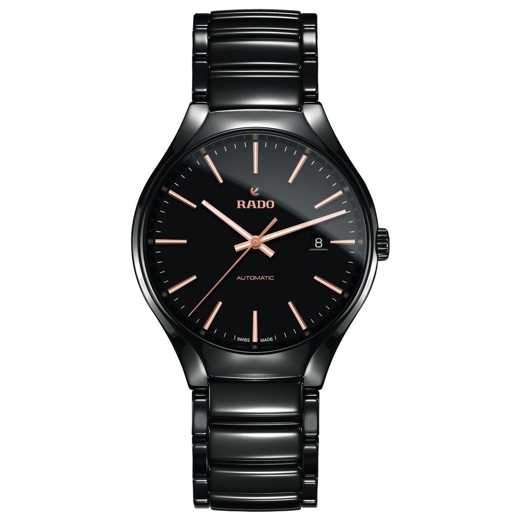 Rado True Automatic Black High Tech Ceramic Men s Watch 40mm R27056162 Shopee Malaysia