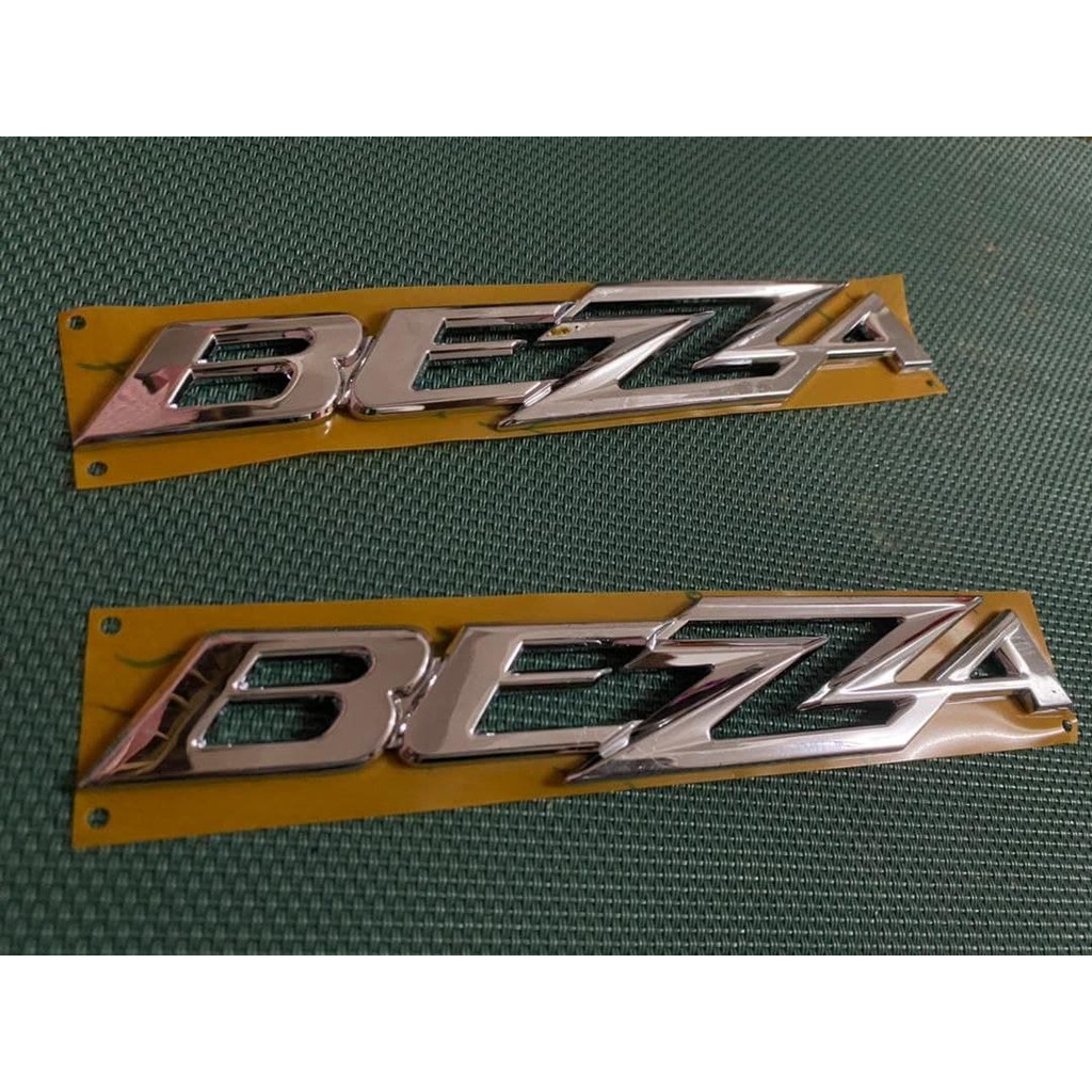 PERODUA BEZZA ORIGINAL BACKDOOR NAME EMBLEM | Shopee Malaysia
