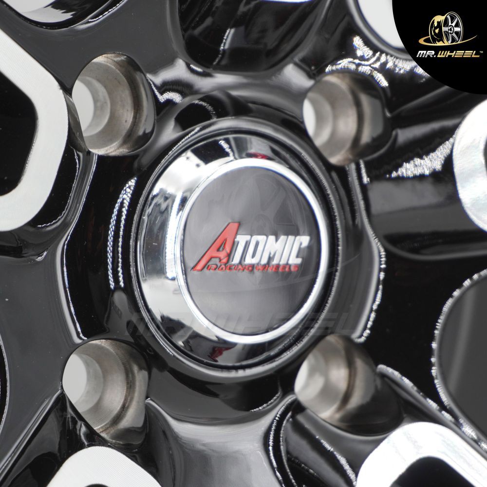 New Sport Rim ATOMIC ATM-521 15x7 4x100 ET35 Matt Black Machine Face ...