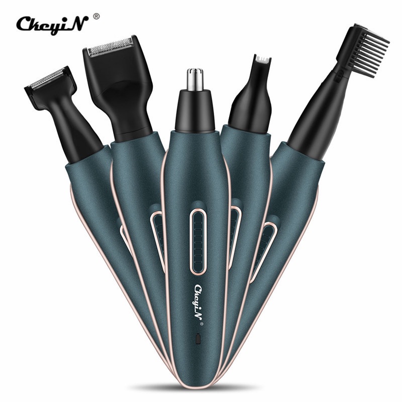 CkeyiN Electric Hair Trimmer Kit Nose and Ear Hair Trimmers 5 In 1