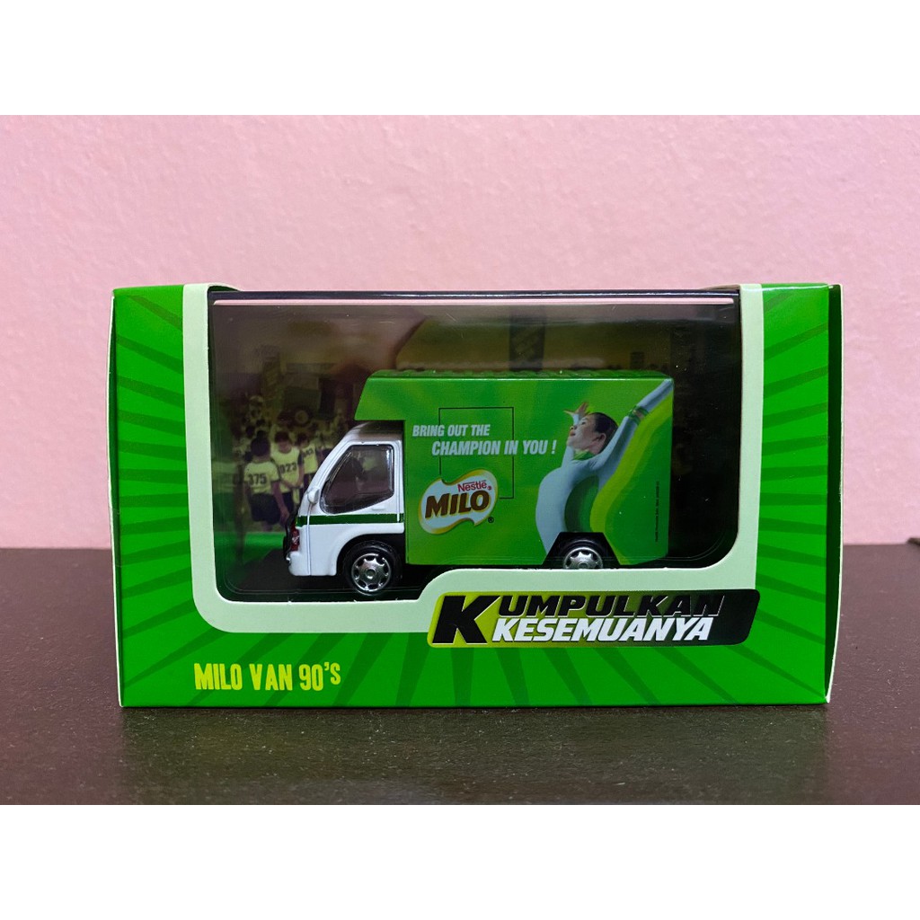 READY STOCK GOLD VANS 2022 Collection Limited Edition Original Milo Van Nestle Mini Car Collection Shopee Malaysia