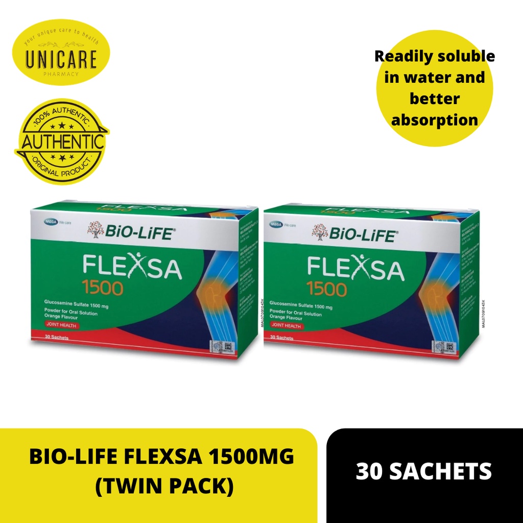 BIO-LIFE FLEXSA 1500MG 30'S (TWIN PACK) | Shopee Malaysia