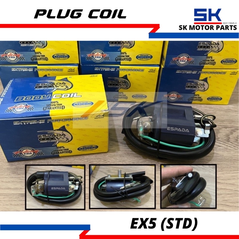 Body Coil EX5 ESPADA/Plug Coil EX5 DREAM WAVE WAVE125 KRISS BONUS
